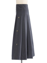 Luxury Crystal High-Waist Skirt